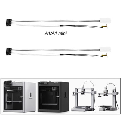 Set 2 incalzitoare ceramice termistor pentru imprimanta 3D compatibila cu Bambu Lab A1/A1 mini – Incalzitor ceramic 24V 80W + senzor temperatura, performanta stabila