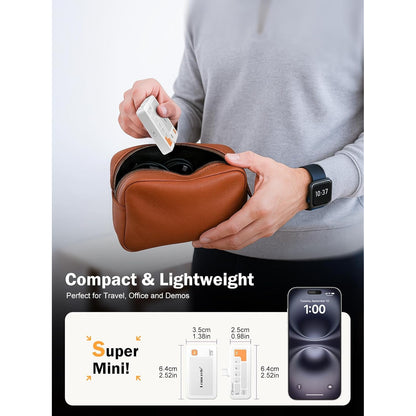 Transmitator si receptor wireless USB-C la HDMI Lemorele, 5G, 50 m, Plug & Play, Full HD 1080p, screen mirroring pentru laptop, telefon, tableta, compatibil MacBook, iPhone 15, Samsung, proiector/TV/monitor