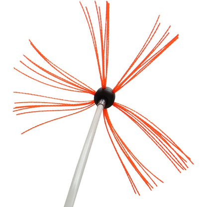 Kit de curatare cos fum, trusa cu perie pentru horn de soba, semineu, centrala termica, 20 metri