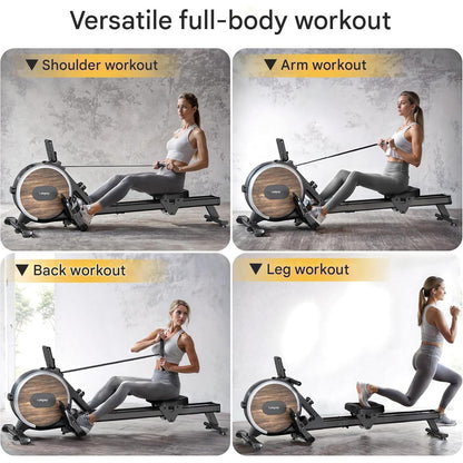 Aparat de vaslit magnetic LABGREY pliabil, Bluetooth, 8 niveluri rezistenta, ultra-silentios, stabil, capacitate 158 kg – pentru acasa