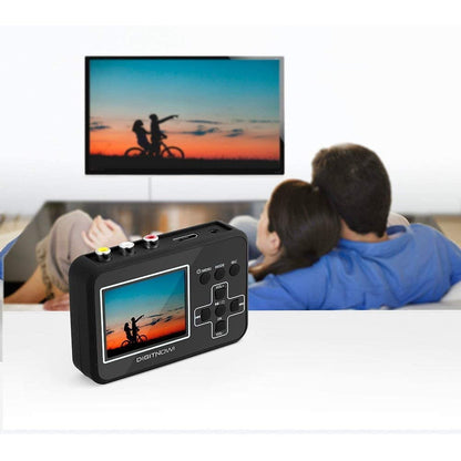 Placa de captura video, video grabber, digitalizeaza video direct pe cardul de memorie, ecran LCR 2,3 inch, pentru VCR, Casete VHS si orice sursa video, inregistrare si redare video directa