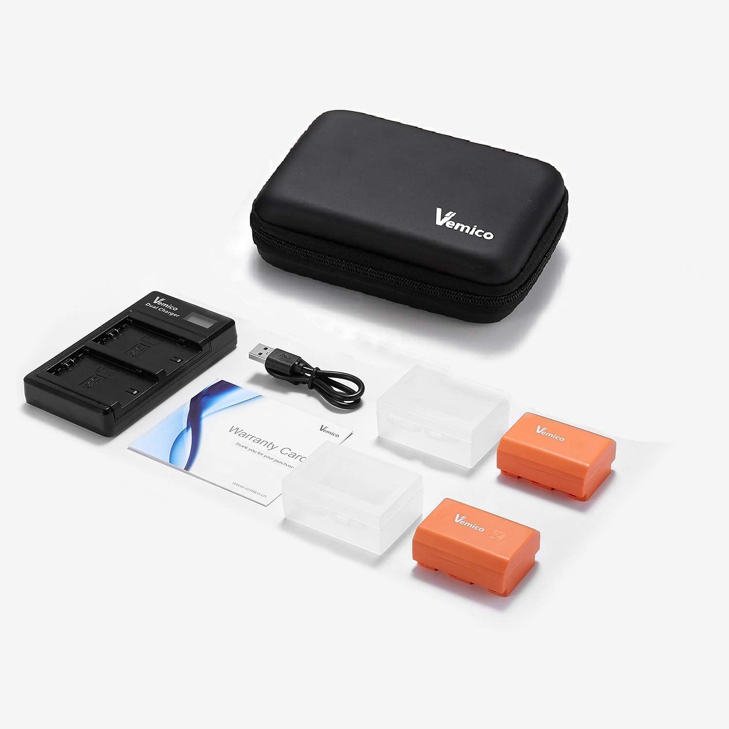 Set 2 acumulatori NP-FZ100, 2280 mAh, incarcator cu display LCD, pentru Sony A7III/A7R III/A9/A9S/A9R/Alpha 9/A7R3/A6600