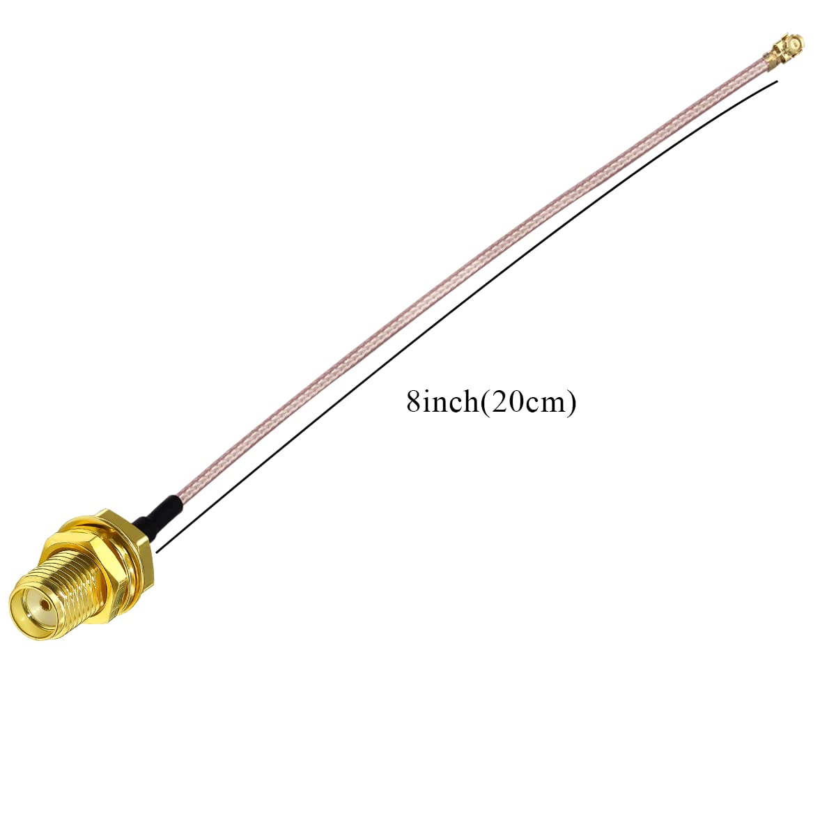 Set 5 cablu adaptor IPX la SMA, SMA tata la U.FL IPX, cablu coaxial RG178 de 20 cm pentru antena, modul GPS, extensie antena WiFi