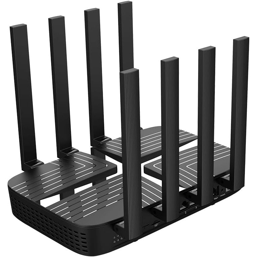 Router AX3000 4G LTE Cat6 cu Dual SIM, Wi‑Fi 6 Dual Band MU‑MIMO, porturi Gigabit LAN/WAN, USB 3.0, MESH usor, configurare rapida si securizata, deblocat, pentru internet mobil