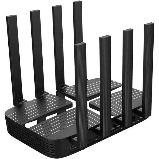Router AX3000 4G LTE Cat6 cu Dual SIM, Wi‑Fi 6 Dual Band MU‑MIMO, porturi Gigabit LAN/WAN, USB 3.0, MESH usor, configurare rapida si securizata, deblocat, pentru internet mobil