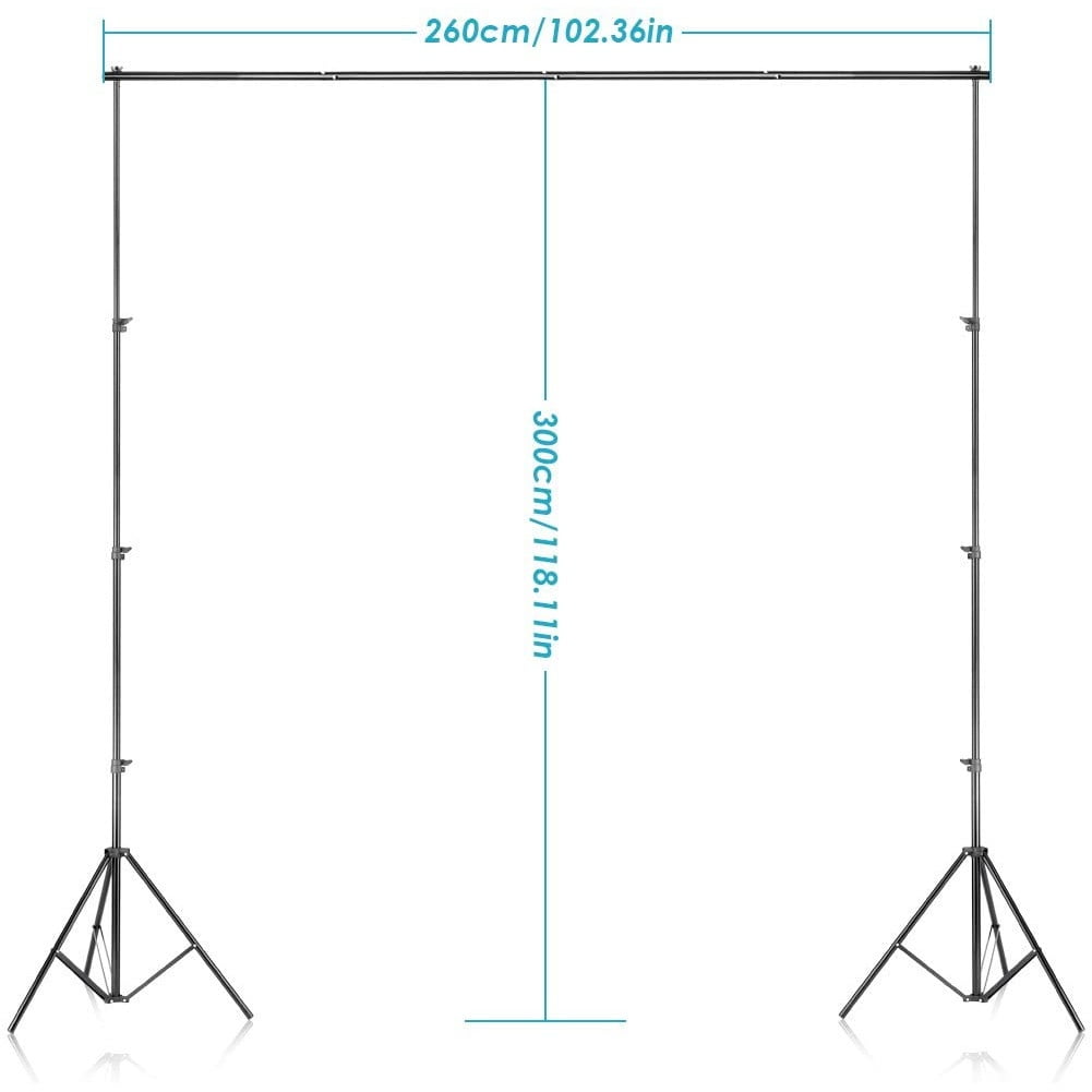 Kit de lumina continua Neewer, cu trepiede, sistem de suport fundal, umbrele, softbox, pentru fotografiere produse, portret, productie video