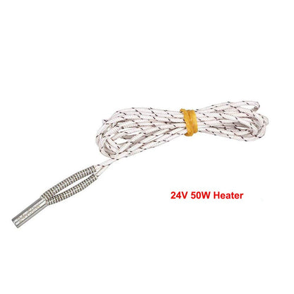 Set incalzitor ceramic 24V 50W si termistor HT-NTC100K hotend pentru imprimanta 3D, 3 bucati fiecare