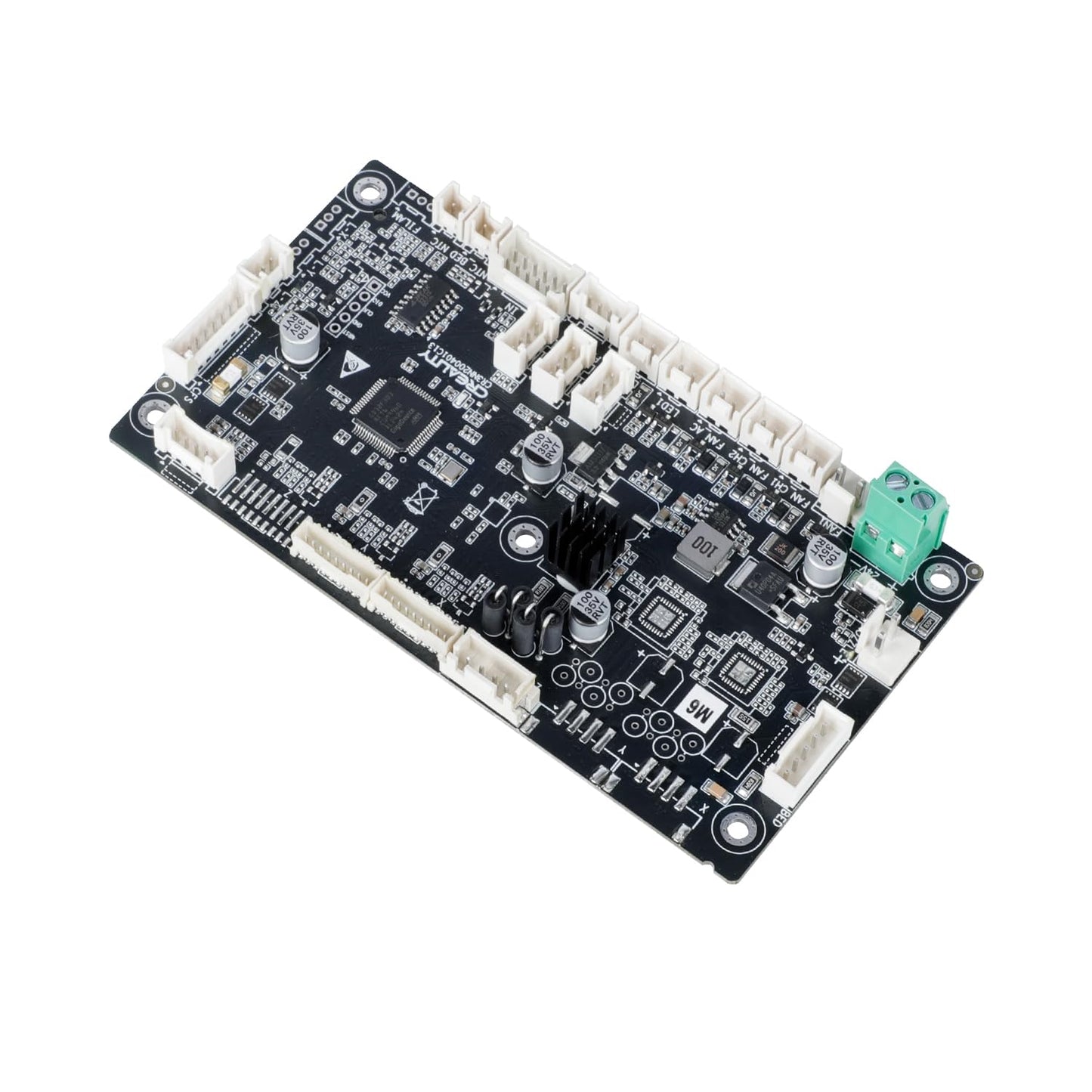 Placa de baza silentioasa Creality K2, 32 biti, GD32F303RET6, model CR3NN200401C12, pentru imprimanta 3D Creality K2, piesa originala, controler mainboard, upgrade stabil si precis, plug & play