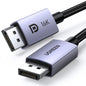 Cablu DisplayPort 2.1 UGREEN, VESA certificat, de 5 m, 16K@30Hz, 8K@240Hz, 4K@240Hz, 54Gbps, HDR, HDCP 2.2, DSC 1.2a, FreeSync & G-Sync, cablu DP gaming PC/monitor, compatibil DP 2.0/1.4
