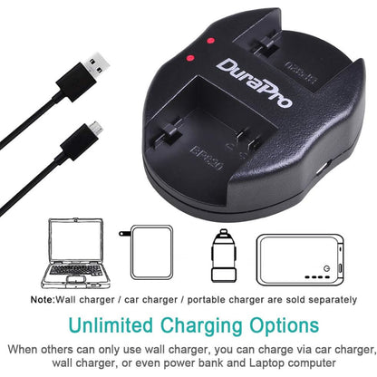 Set de 2 acumulatori BP-808, 850mAh cu incarcator USB Dual pentru Canon BP-827 BP 827 BP-819 BP-807 BP-809 HG31 XA10 HF20 HF10 HF100 HF100E HG20 HG21