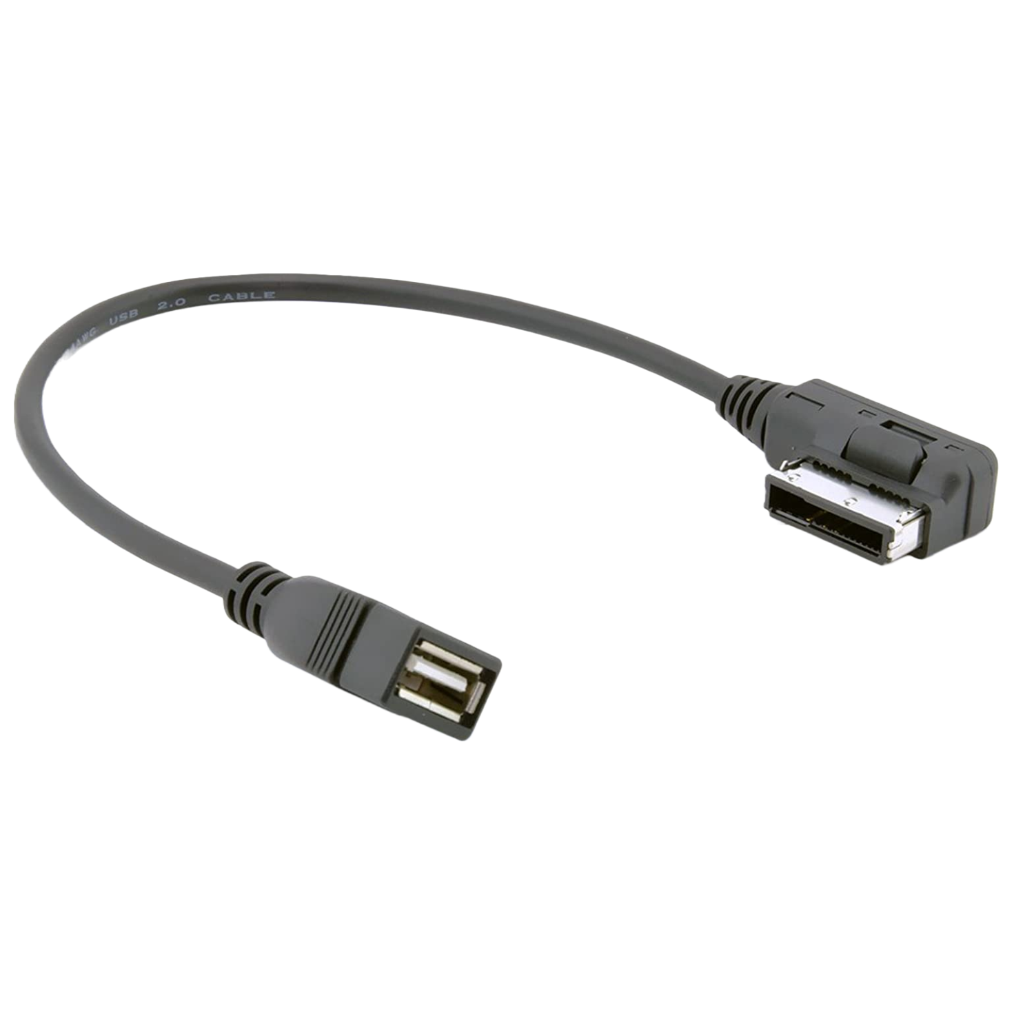 Cablu adaptor AMI MDI la USB pentru Volkswagen Tiguan, CC, Magotan si cele cu interfata MDI, Audi A4, A6, Q5, Q7 si cele cu interfata AMI