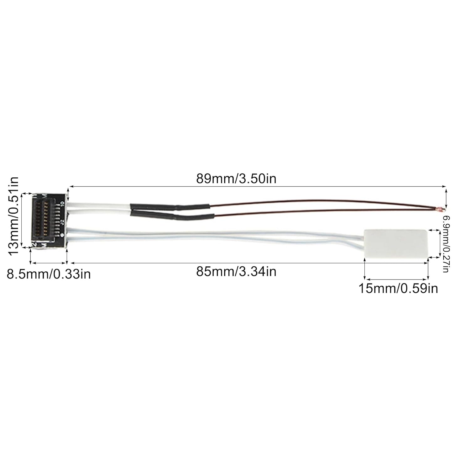 Set 2 incalzitoare ceramice si termistori pentru imprimanta 3D Bambu Lab P1P/P1S – termistor ceramic incalzire 24V 48W si senzor temperatura, compatibil PLA/ABS/PETG, performanta stabila si fiabila