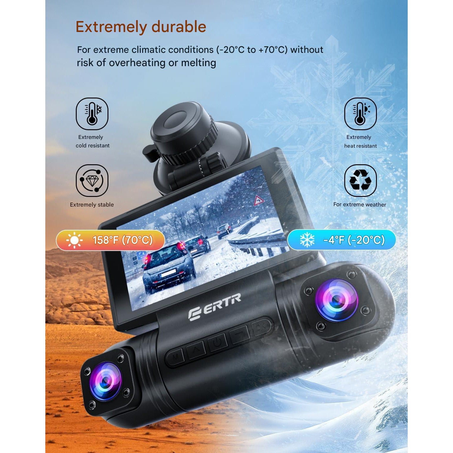 Camera auto de bord wireless, 4 canale, 2K + 3×1080P, Wi-Fi cu aplicatie, unghi filmare 360°, senzor G, 8 LED-uri IR, vedere nocturna, camera video marsarier inclusa in pachet, card SD 128 GB