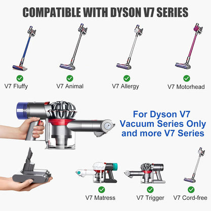 Acumulator 6000mAh pentru Dyson V7 SV11 cu display, baterie compatibila cu Dyson V7 Animal, V7 Motorhead, V7 Allergy, V7 Fluffy, V7 Matress, V7 Trigger, V7 Cord-free, cu filtru inclus