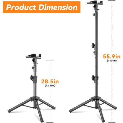 Suport pentru antena Starlink Gen 3 cu trepied reglabil 90–180°, inaltime 134 cm, otel inoxidabil, ultra-stabil cu tarusi, portabil pentru camping, curte si calatorii