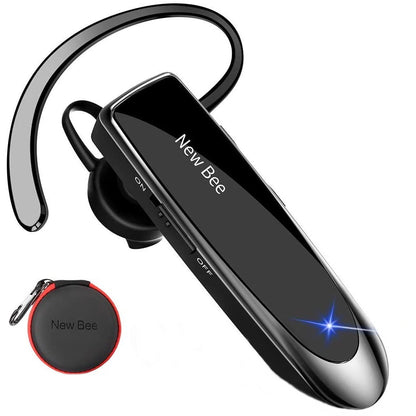 Casca New Bee Bluetooth V5.0 , Handsfree , wireless , Reincarcabile , Stereo , Negru