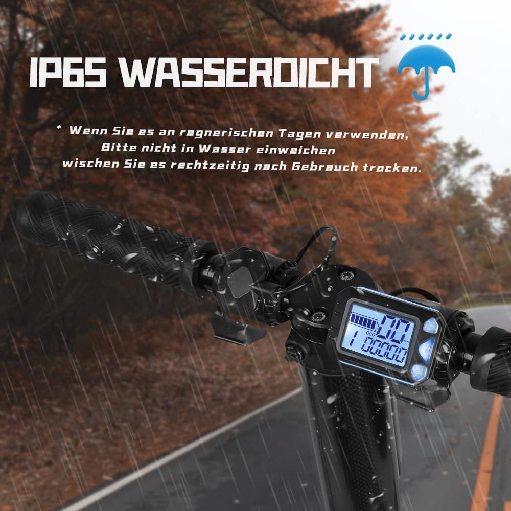 Controler universal pentru motor brushless 24-48V 350W 17A, fara perii, cu display LCD, impermeabil, pentru bicicleta electrica, scuter electric