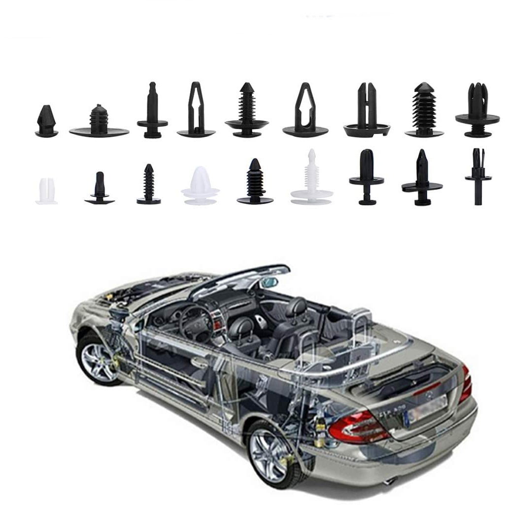 Set 445 Piese Cleme de Fixare Protectie Clipsuri Auto interior cleste