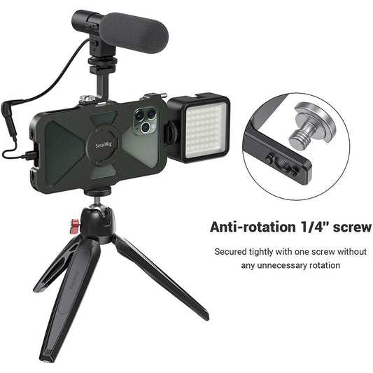 Adaptor Patina cu Surub SmallRig BUC2637, cold shoe, extender vertical pentru camere foto-video