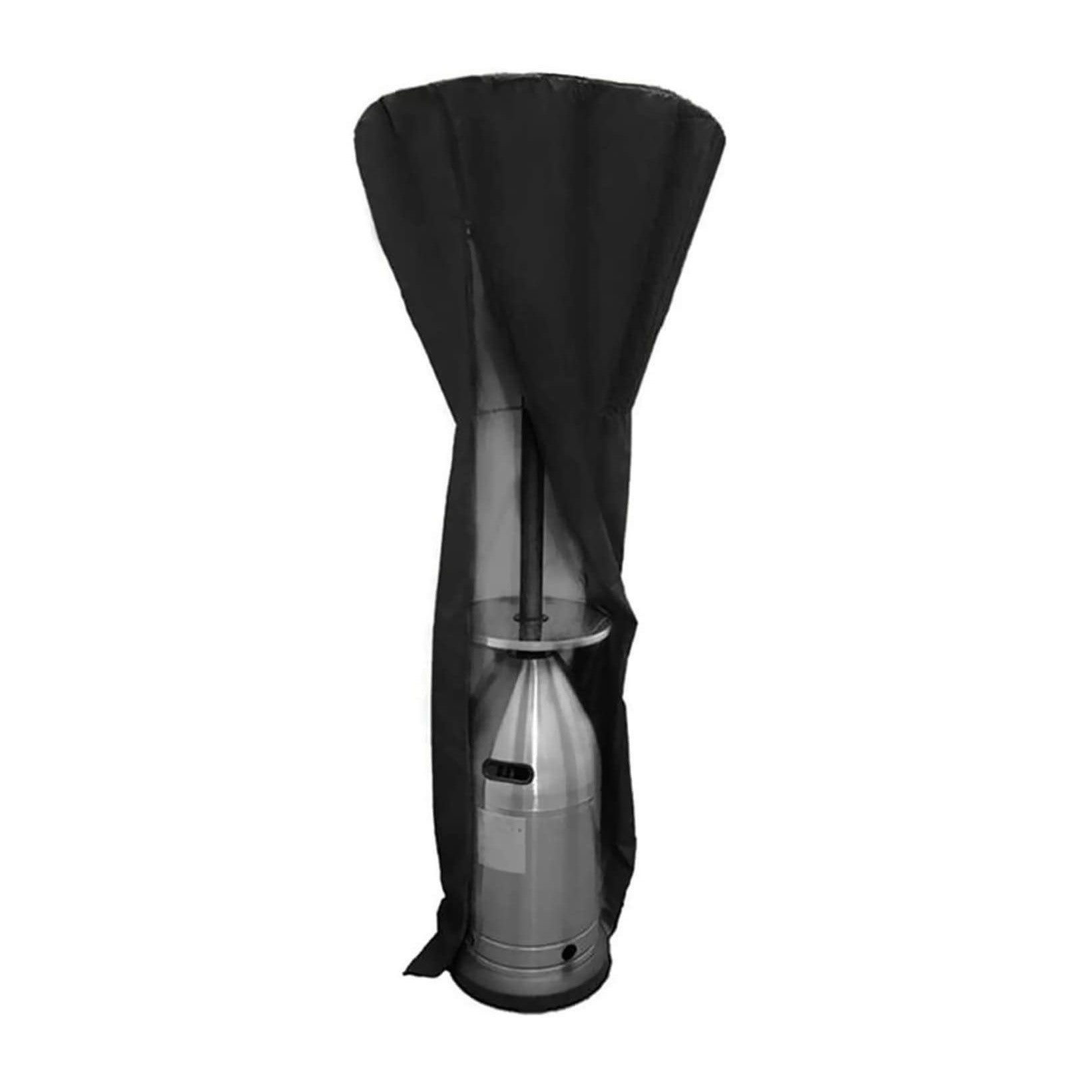 Husa de incalzitor pentru terasa, fabricata din poliester de inalta calitate 210D, impermeabila, rezistenta UV, 226 x 85 x 48 cm, negru