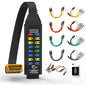 Detector protocol auto 16 pini Breakout Box OBD2, afisaj tensiune in timp real, cablu de 17, 7 inch, LED diagnostic, compatibil multimetru/osciloscop, instrument testare si diagnosticare auto OBDII