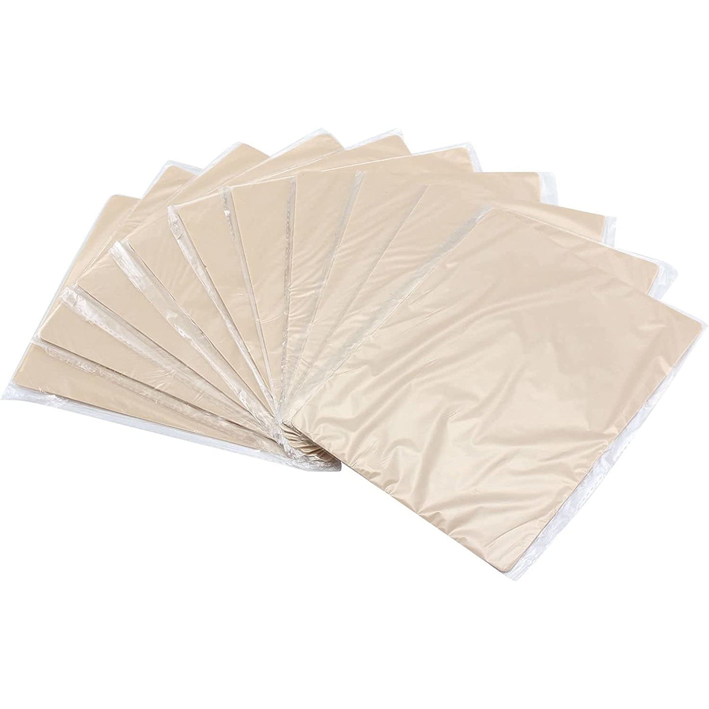 Set de 10 piei artificiale practica pentru tatuaje si micropigmentare, cu doua fete, 20 cm x 15 cm