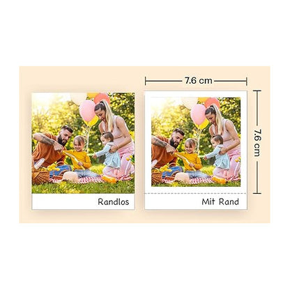 Aparat foto instant Kodak Mini Shot 3 Era, imprimare 3x3, negru, design compact