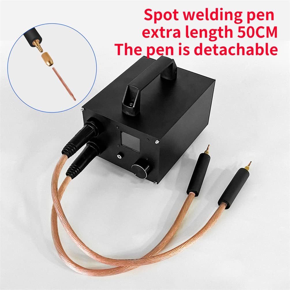 Aparat de sudura in puncte cu display LCD 1, 8 ", 250 niveluri reglabile, actionare prin pedala, condensator-SE-223, pentru banda de nichel 0, 1-0, 3 mm, negru