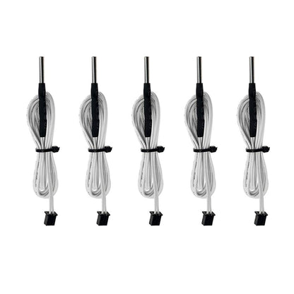Set de 5 termistor HT-NTC100K pentru bloc de incalzire hotend imprimanta 3D, cu conectori XH2.54 2 pini