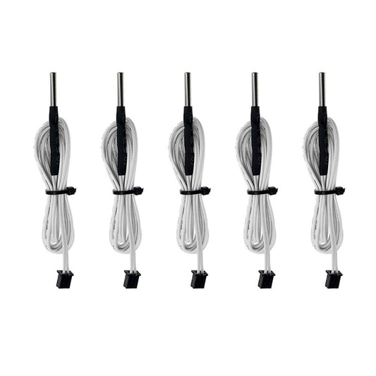 Set de 5 termistor HT-NTC100K pentru bloc de incalzire hotend imprimanta 3D, cu conectori XH2.54 2 pini