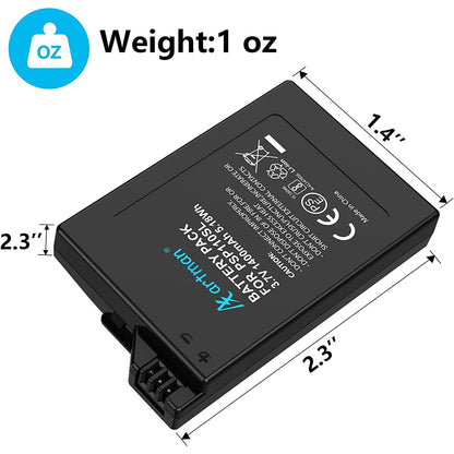 Acumulator PSP-S110 1400 mAh, baterie de schimb compatibila cu Sony PSP Slim & Lite PSP-2000 /PSP-2004 /PSP Brite PSP-3000 /PSP-304 PSP-S