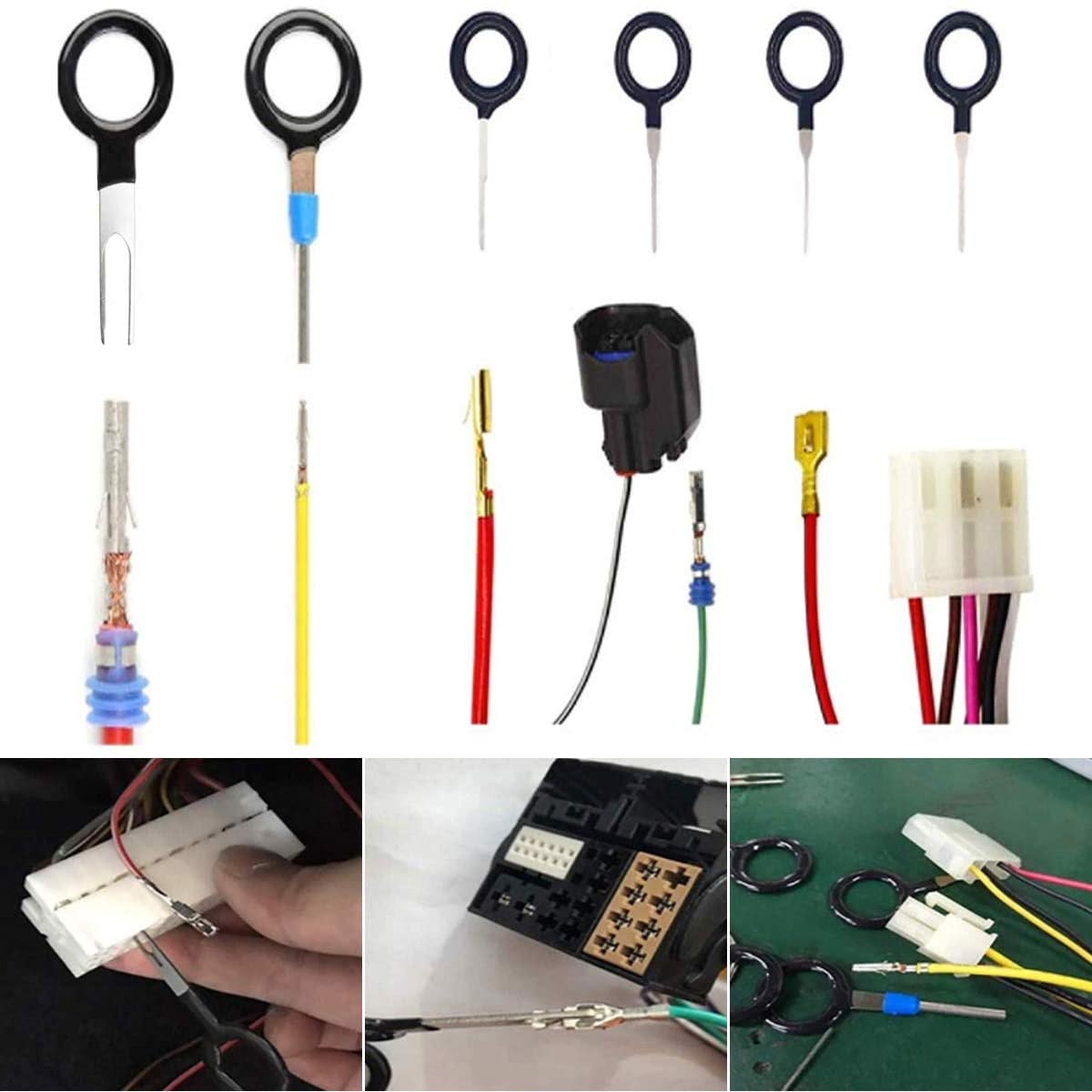 Trusa chei demontare interior auto, chei pentru radio auto , casetofoane ,usi , bord , 84 piese