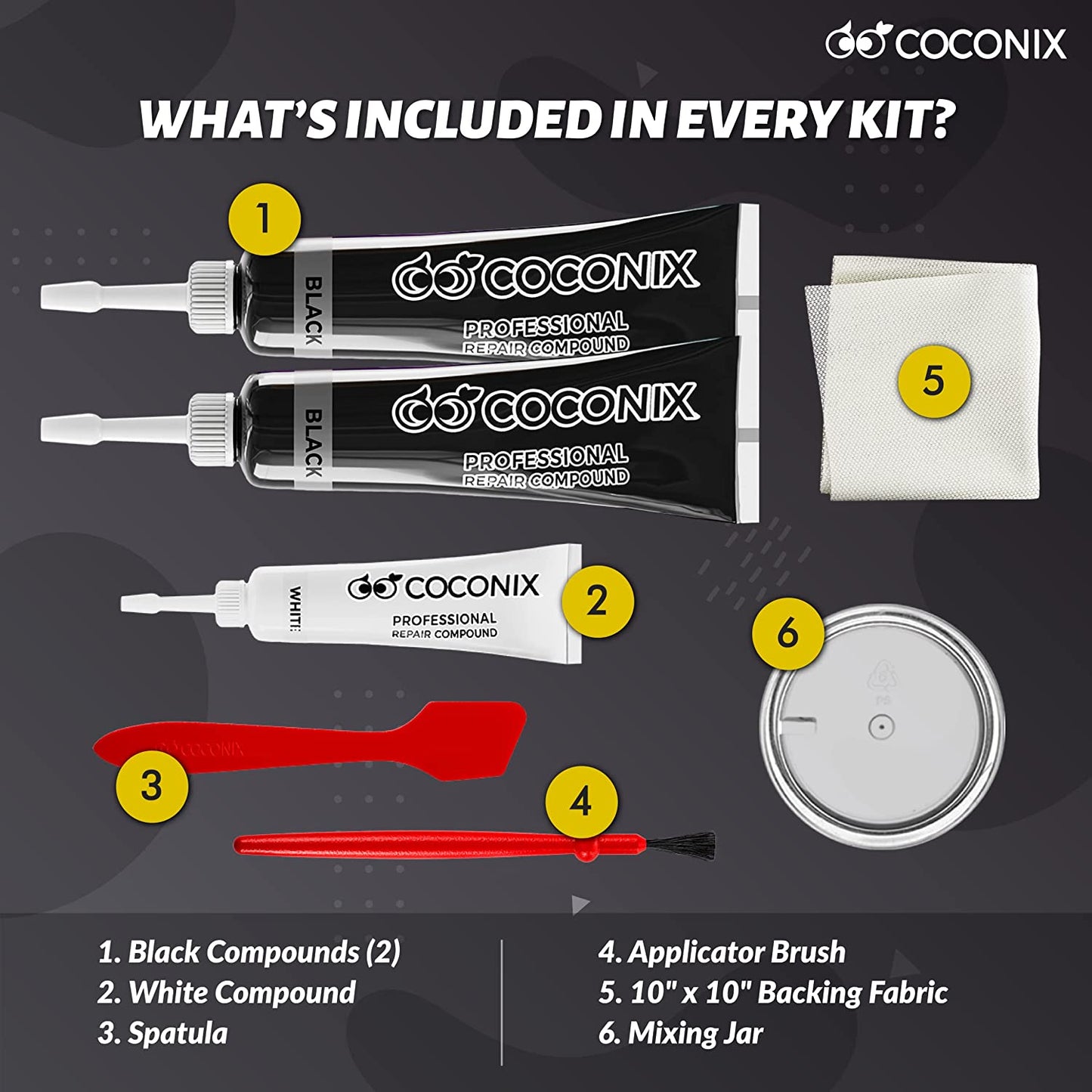 Kit reparatii si restaurare piele neagra, pentru tapiterie auto, canapele, jachete, fotolii si produse din piele