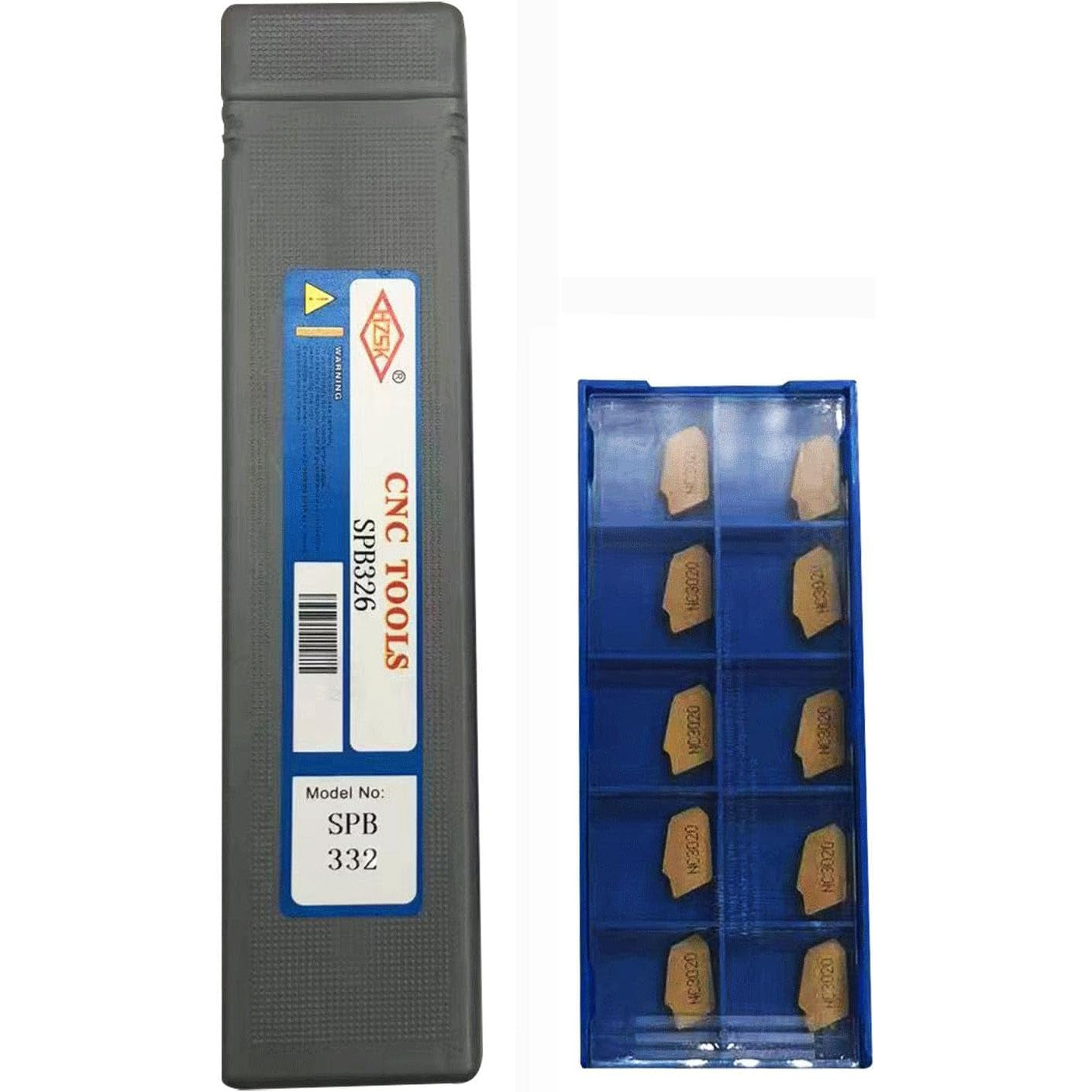 Instrument taiere caneluri SPB332 / SPB32-3 cu 12 placute carbura SP300 / ZQMX3N11-1E 3 mm, suport scule si cheie fixa, precizie ridicata, rezistenta la uzura