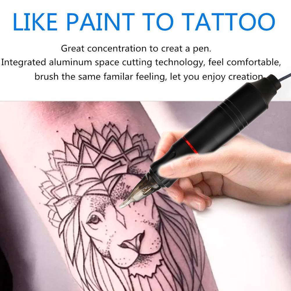 Aparat de tatuaj profesional rotativ tip stilou, design ergonomic, de mare viteza