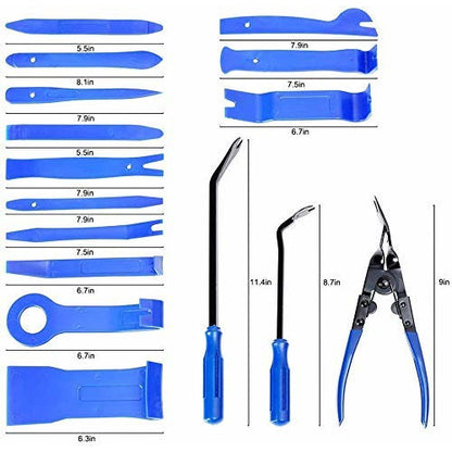 Trusa chei demontare interior auto, radio auto, usi, bord, 40 piese