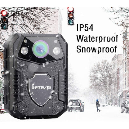 Camera video corporala Body Camera, 21MP, HD 1080P, Nightvision IR, detectare miscare, camp vizual 150°, baterie 2650 mAh, impermeabila IP54