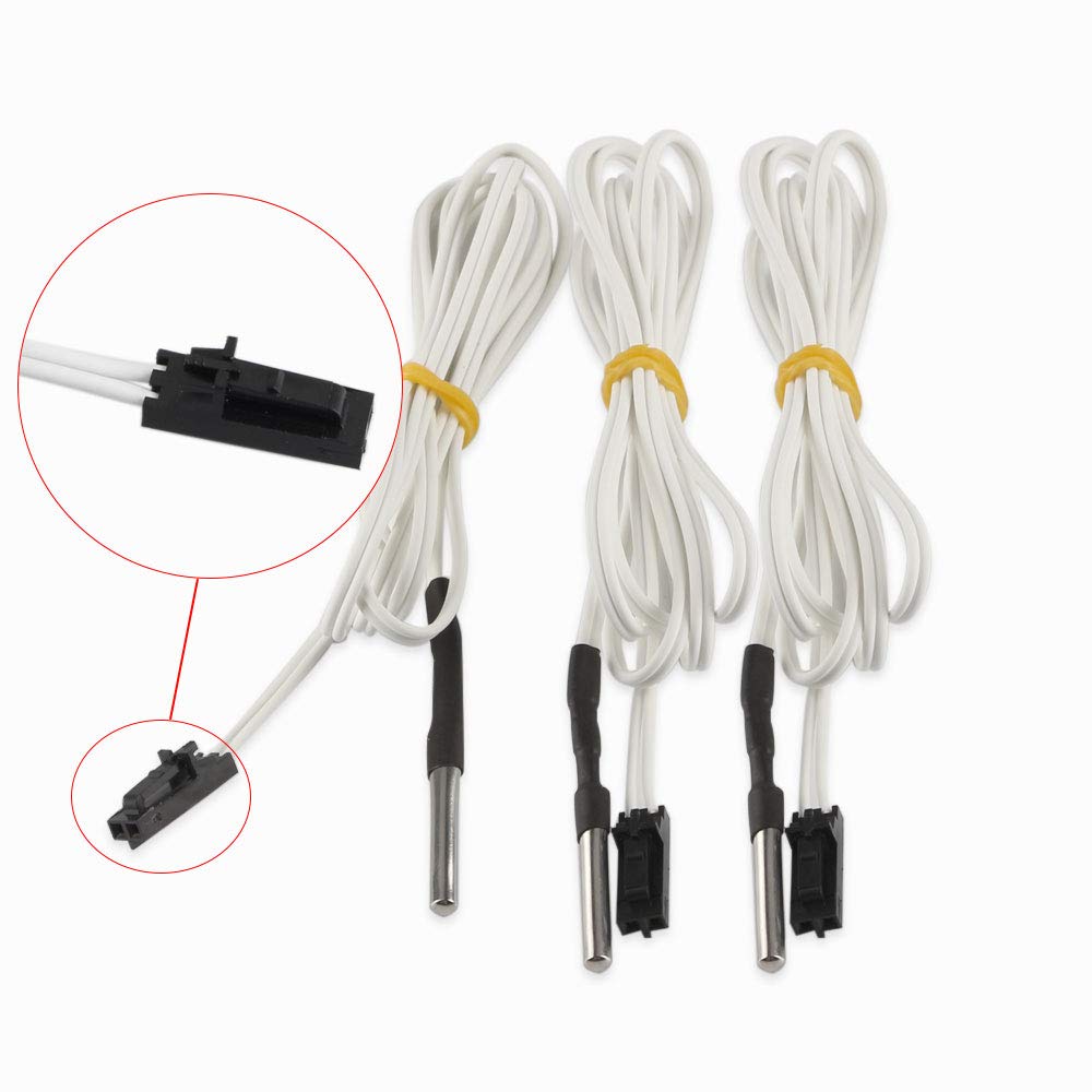 Set incalzitor ceramic BCZAMD pentru Prusa I3 MK3 – Bloc de incalzire Extruder, Termistor HT-NTC100K, senzor temperatura inalta 300°C, 2 pini, kit piese de inlocuire pentru imprimanta 3D Reprap