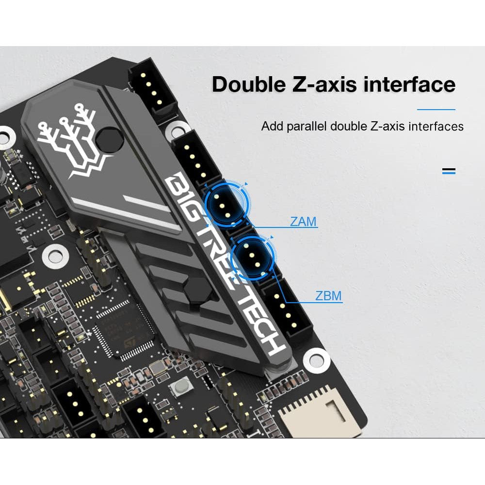 Placa de baza BIGTREETECH SKR Mini E3 V3.0, cu TMC2209 UART integrate, silentioasa, STM32G0B1, compatibila Ender 3 / 3 Pro / 3 V2, control imprimanta 3D