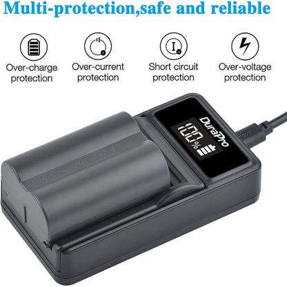 Set Acumulator de 1800 mAh cu incarcator USB LED pentru Panasonic CGR-S602, CGR-S602A, CGR-S602SE, CGR-S603, CGR-S603A/1B, DMW-BL14, Panasonic Lumix DMC-L1 Lumix DMC-L1K DMC-L1KEG-K DMC-L1KEB-K, LEICA, Leica DIGILUX 1, Leica DIGILUX 2, Leica DIGILUX 3