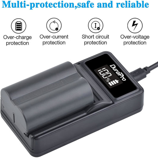 Set Acumulator de 1800 mAh cu incarcator USB LED pentru Panasonic CGR-S602, CGR-S602A, CGR-S602SE, CGR-S603, CGR-S603A/1B, DMW-BL14, Panasonic Lumix DMC-L1 Lumix DMC-L1K DMC-L1KEG-K DMC-L1KEB-K, LEICA, Leica DIGILUX 1, Leica DIGILUX 2, Leica DIGILUX 3