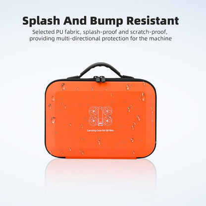 Husa de protectie pentru drona DJI Neo Fly More Combo, BRDRC Neo Bag, compatibila controler RC-N3, compartimente pentru accesorii, rezistenta la apa si socuri, curea de umar, gri