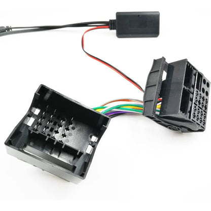 Adaptor Bluetooth AUX cu microfon, mufa cu 12 pini compatibil cu radio Opel CD30 MP3 CDC40 CD70 DVD90 NAVI