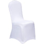 Husa scaun universala, din Lycra, elastica, alba, design modern