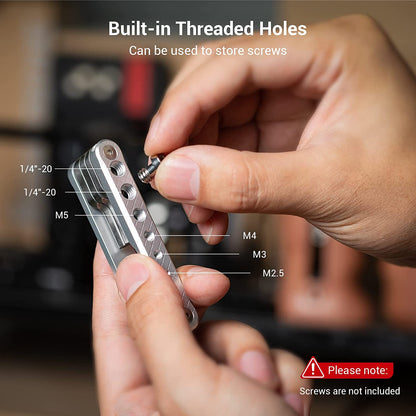 Accesoriu multifunctional pentru camera foto video, cu surubelnite pliabile tip briceag si cu filete M2.5, M3, M4, M5, 1/4 pentru suruburi extra, Smallrig 2213