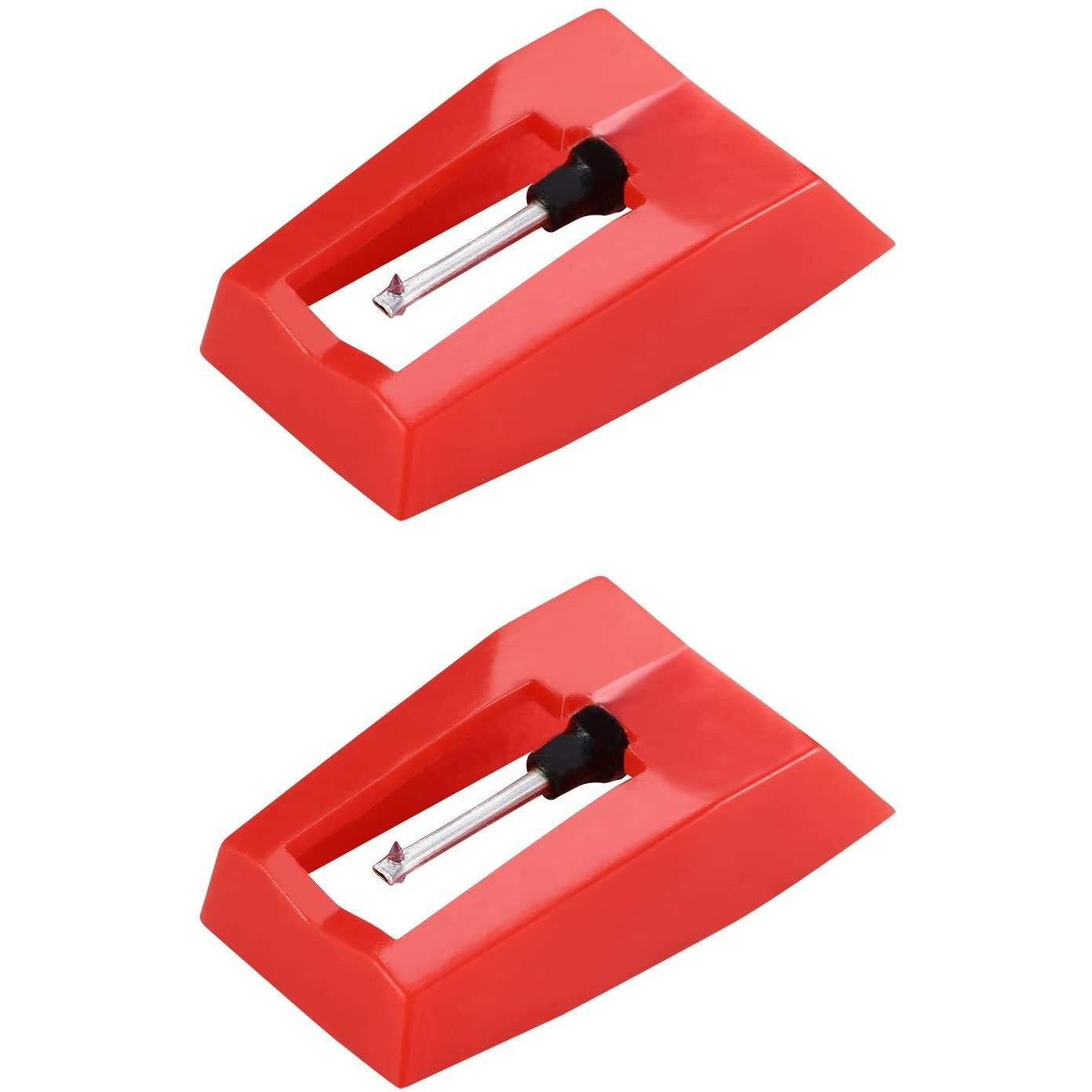 Set de 2 capuri de redare , Doza ac de citire pentru Pick-up Discuri Vinil Compatibil cu Anders Nicholson, Boytone, Capehart, Crosley, CROWN, Fisher, GPO, GRACE DIGITAL, ION, Innovative-Technology, Jensen, Leetac, Pfanstiehl, Radio Shack