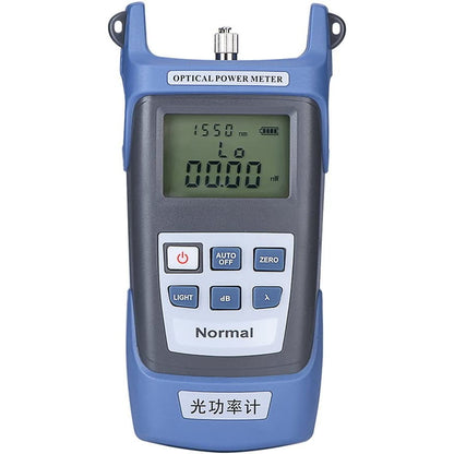 Tester cablu fibra optica, powermetru digital de inalta precizie, de la -70dBm la 10dBm, lungime de unda 850-1625 nm, indicator de putere dB, dBm, mW, uW, nW