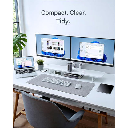 Statie de andocare 12 in 1, extindere la 2 monitoare 4K, PD 100W, 2 x HDMI 4K, 4 x USB-A, 2 x USB-C 10Gbps, TF/SD 104 Mbit/s, Gigabit Ethernet, cu buton blocare ecran, compatibila cu laptopuri Dell, HP, Lenovo, Asus, Acer, Mac