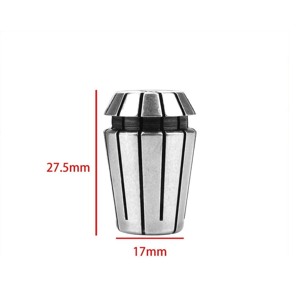 Set de bucse elastice ER16 de 11 piese, domeniu de prindere de la 1mm la 10mm