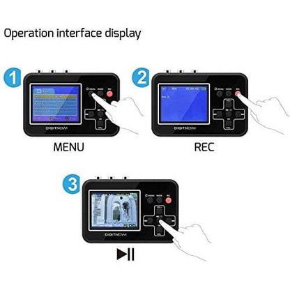 Placa de captura video, video grabber, digitalizeaza video direct pe cardul de memorie, ecran LCR 2,3 inch, pentru VCR, Casete VHS si orice sursa video, inregistrare si redare video directa